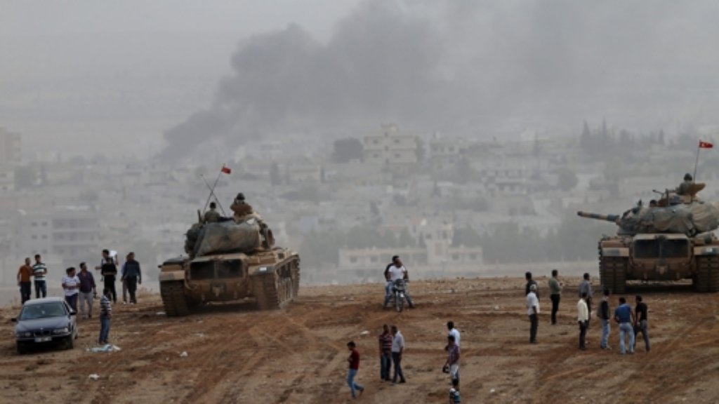 Grenze zu Syrien: Türkei und IS liefern sich Kämpfe