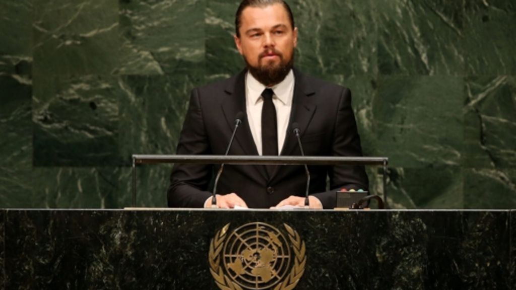 UN-Klimagipfel: DiCaprio richtet eindringlichen Appell an Politik