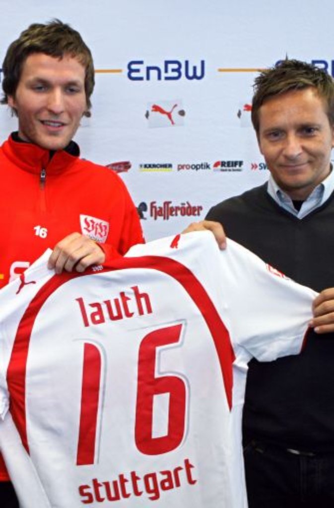 Benny Lauth spielte eine Halbserie (2007) beim VfB, kam auf elf Einsätze und einen Treffer. Durfte sich so am Ende aber Deutscher Meister nennen.
