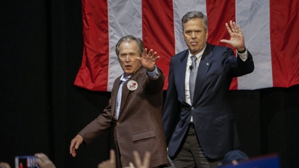 US-Wahlkampf: Jeb Bush holt sich Hilfe vom großen Bruder