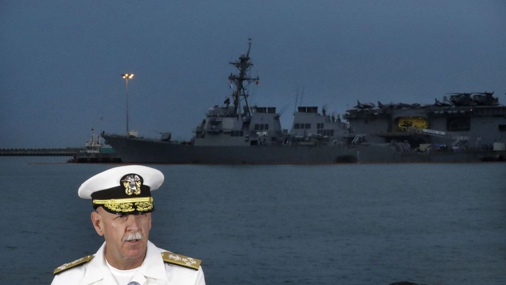US-Kriegsschiff McCain: Mehrere Tote bei Schiffsunglück