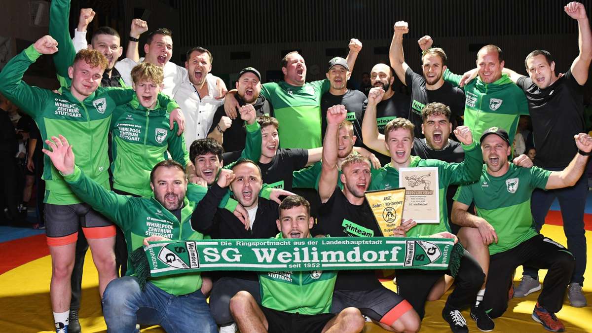 Ringen – Regionalliga: SG Weilimdorf: Nach Schockunfall erneuter Meisterjubel