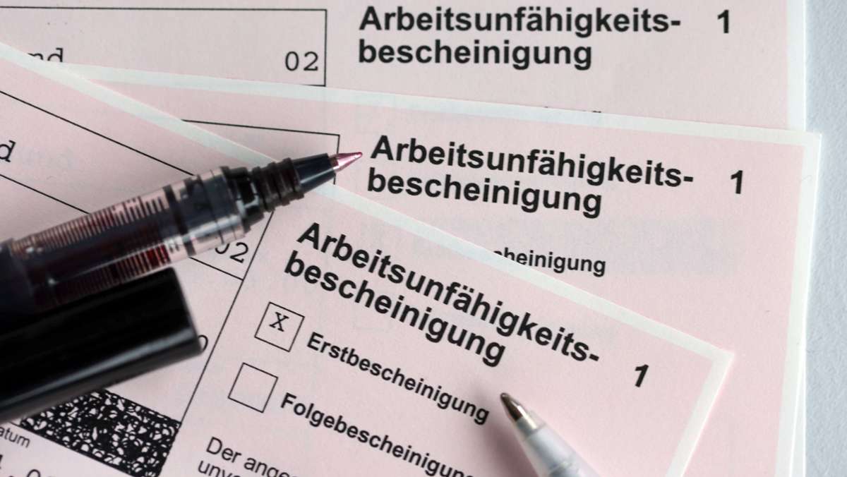 Wegen Corona in Baden-Württemberg: Barmer: Zahl der Krankschreibungen steigt stark