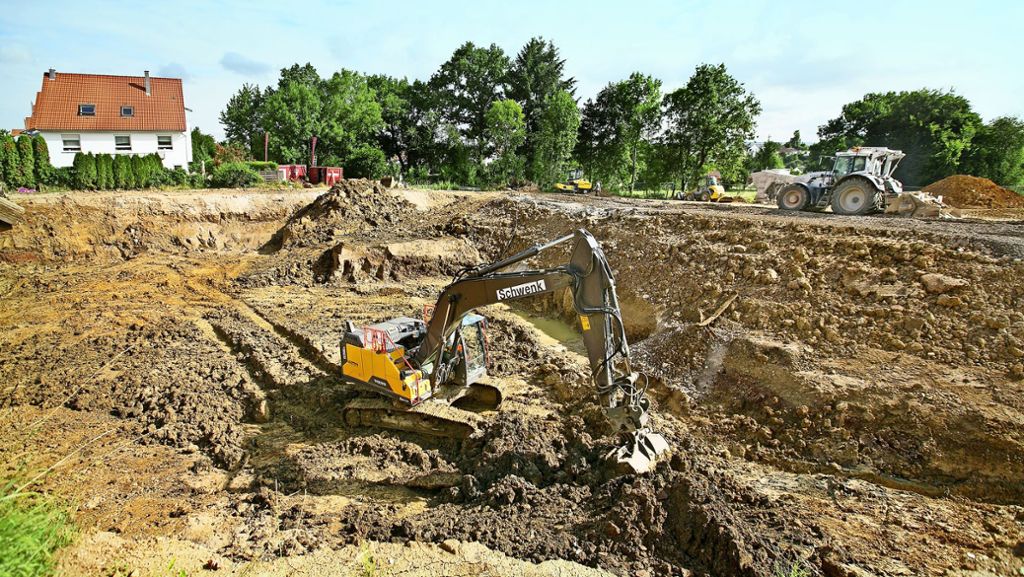Neuhausener  Baugebiet: Altlasten treiben  Erschließungskosten  hoch