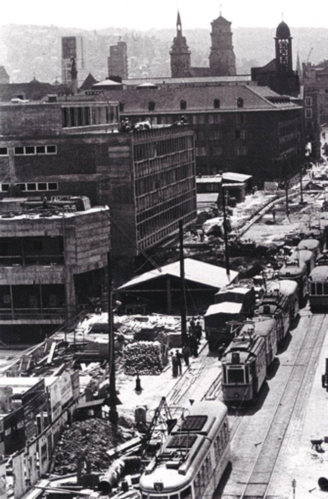 Das Bild zeigt die Königstraße 1960.