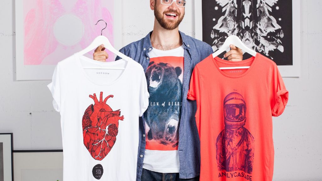 Neues Stuttgarter Label Neonow: Kunst auf Shirts