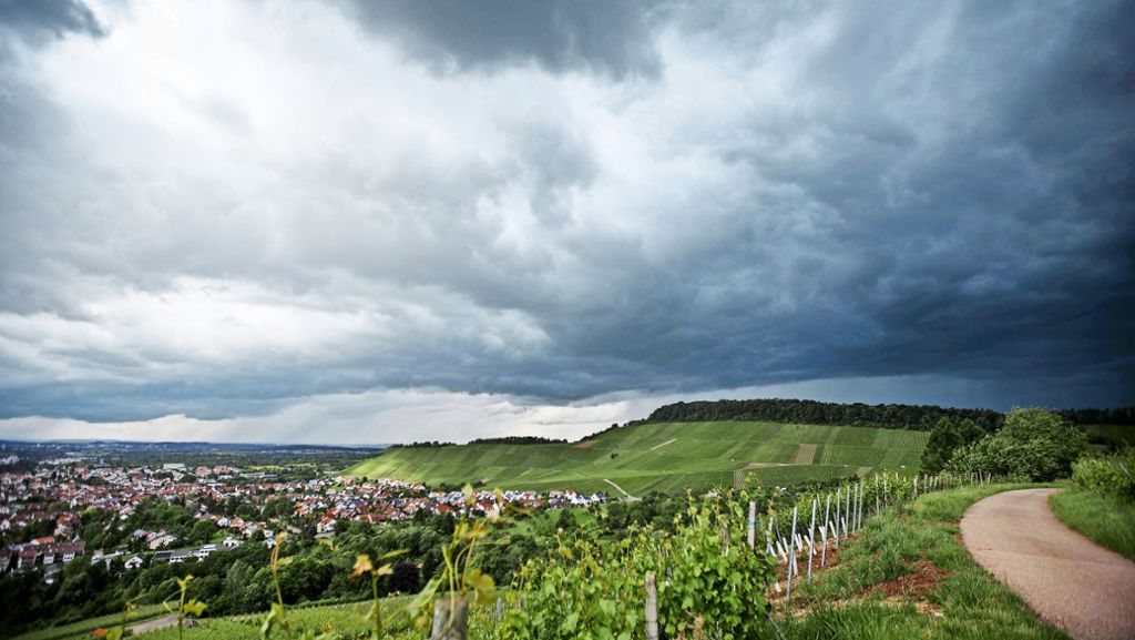 Hagelflieger im Kreis Ludwigsburg: In den Wolken
