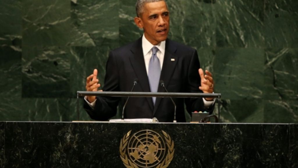 Obamas UN-Rede : Flammender Appell gegen Terror und Krisen