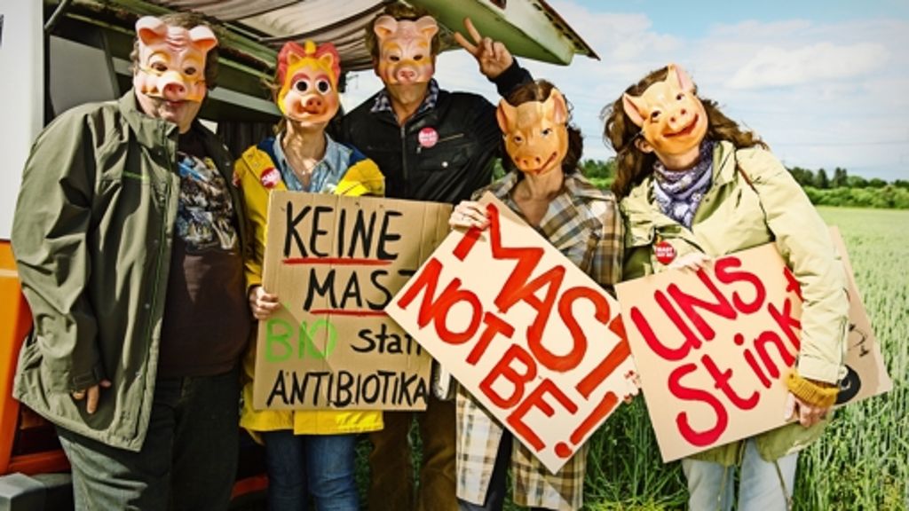 „Ellerbeck“ auf ZDF Neo: Wutbürger haben ein Herz für Schweine