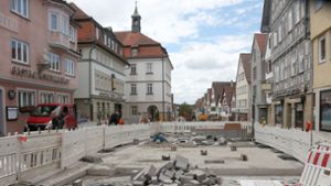 Fußgängerzone in Marbach wird eröffnet: Nicht alle machen mit beim großen Fest der Innenstadt