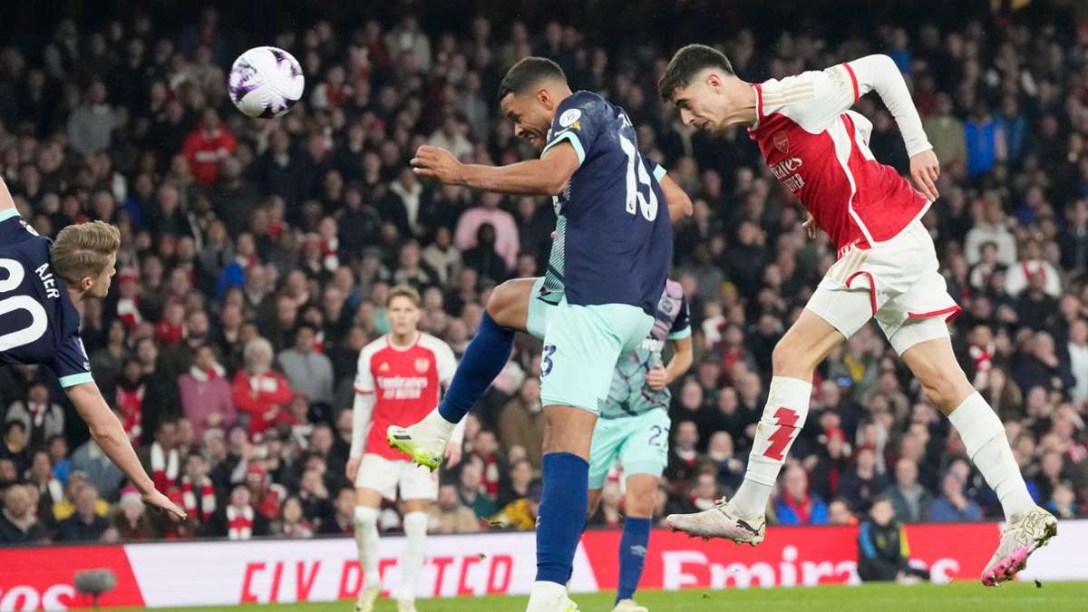 Fußball: Arsenal nach Havertz-Siegtor vorerst in Premier League oben