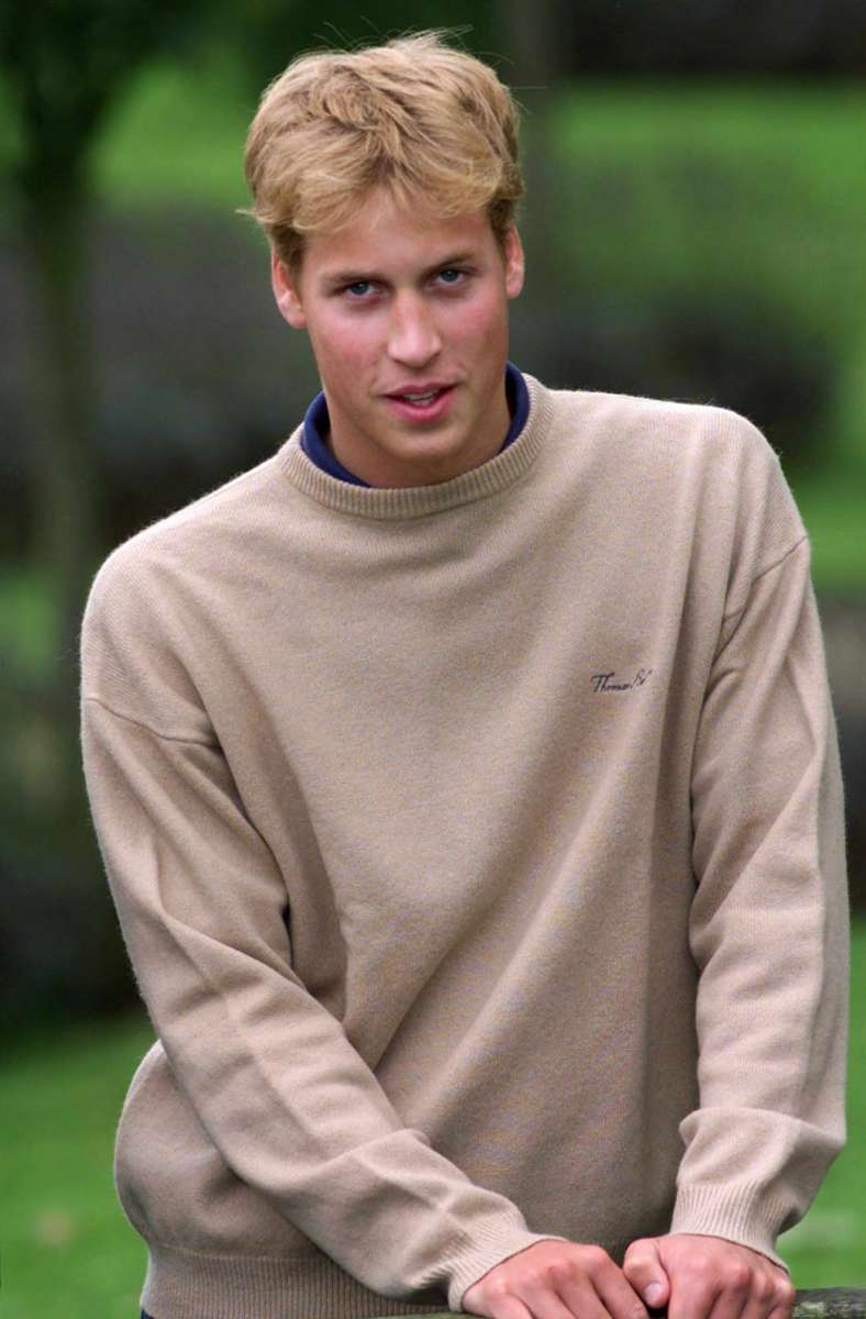 Bilder aus jüngeren Jahren zeigen aber: Prinz William...