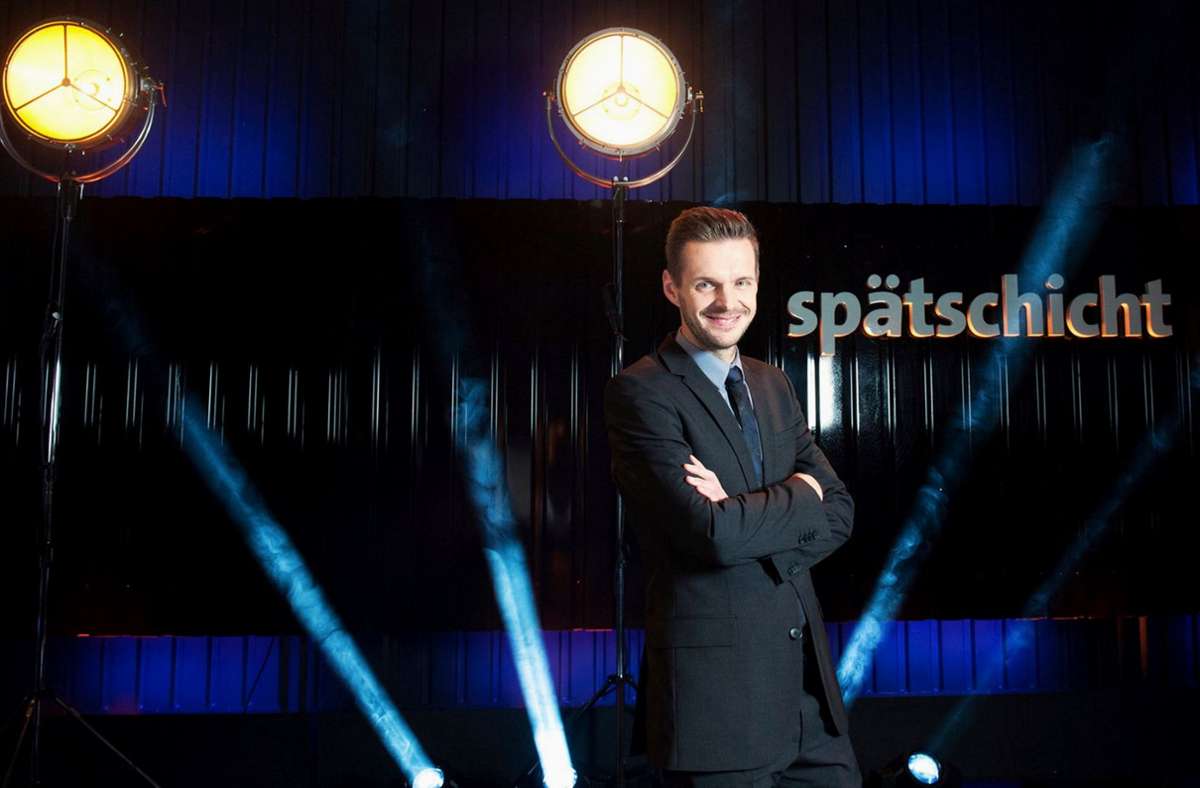 Florian Schroeder moderiert auch die SWR-Kabarett-Sendung „Spätschicht“