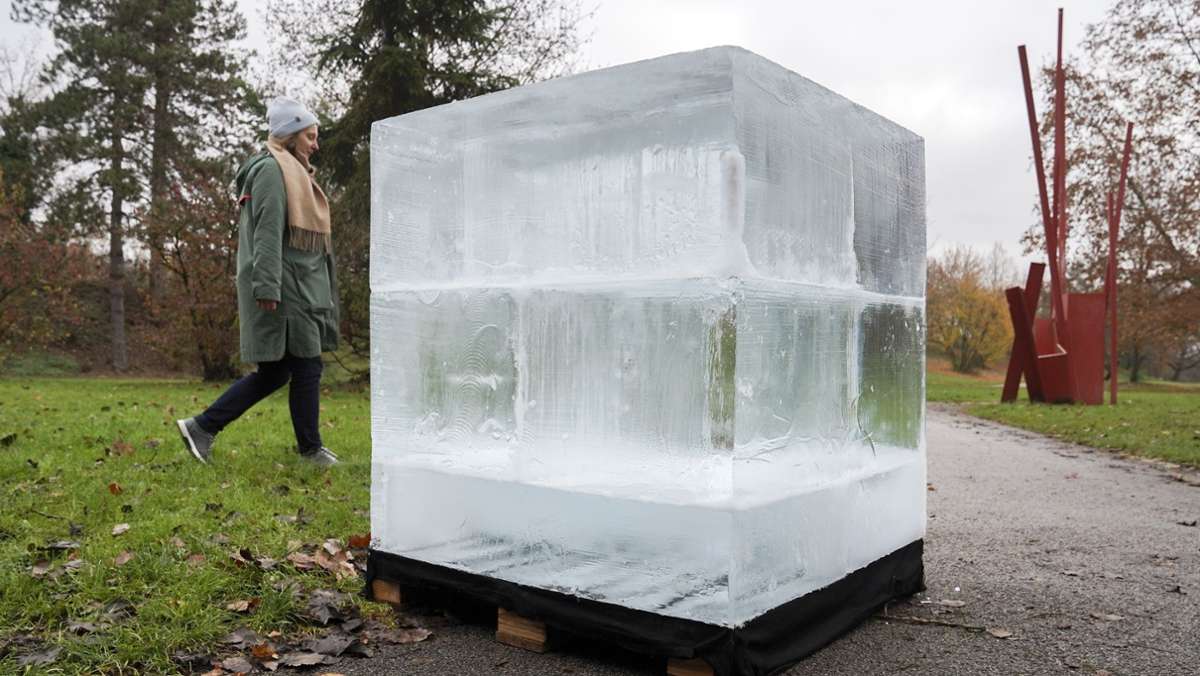 Eisschmelze im Merkelpark