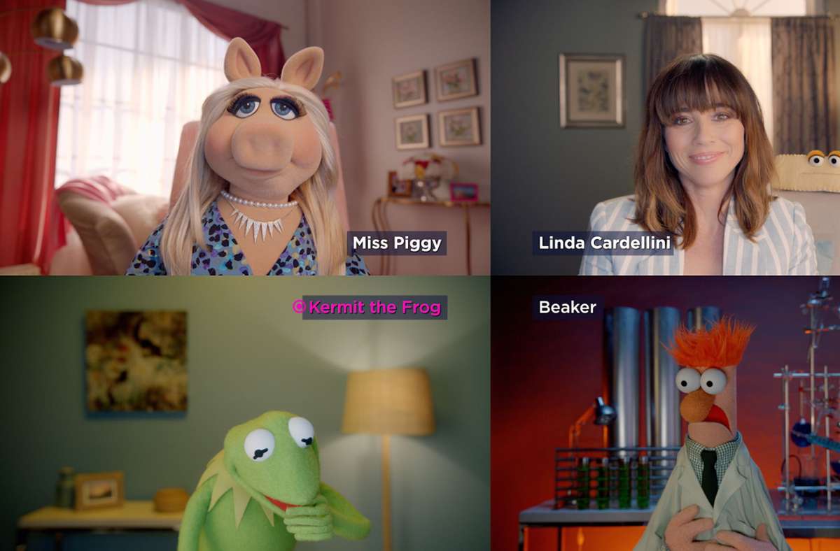 Auch die Muppets gehen mit der Zeit und nutzen nun  Videokonferenzen. Foto: dpa