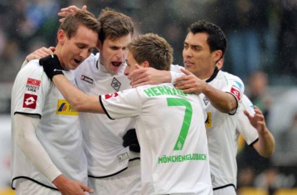 ... des Krefelders schlägt für Borussia Mönchengladbach.