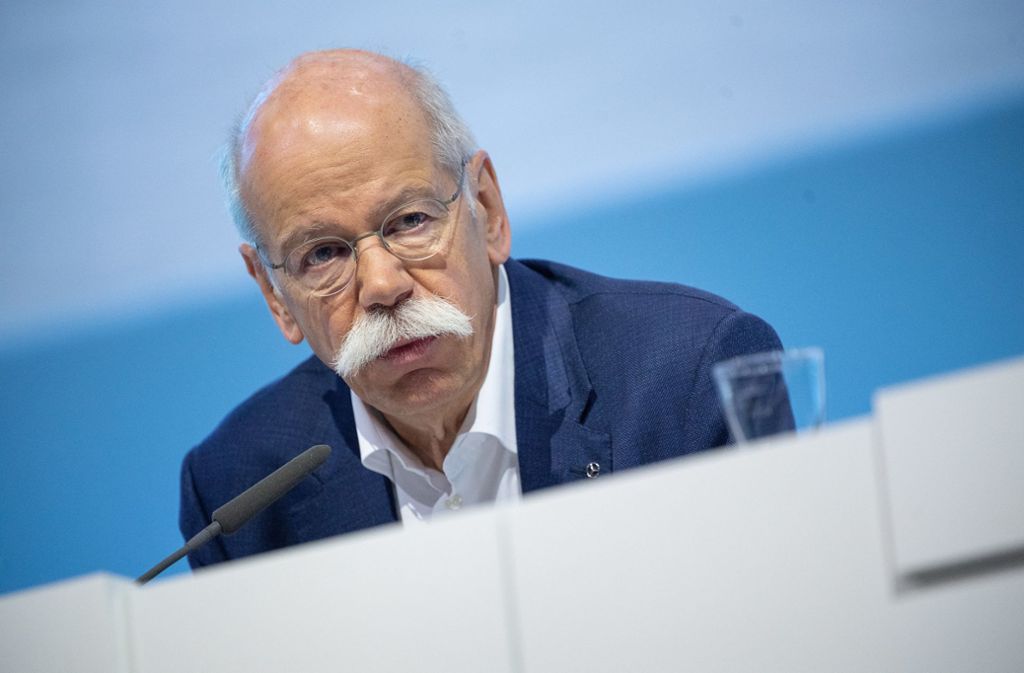 Daimler-Chef Zetsche verkündete letzte Woche einen Gewinnrückgang um knapp ein Drittel.
