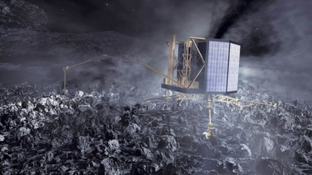 Auf Komet Tschuri gelandet: Roboter „Philae“ geht in den ewigen Winterschlaf