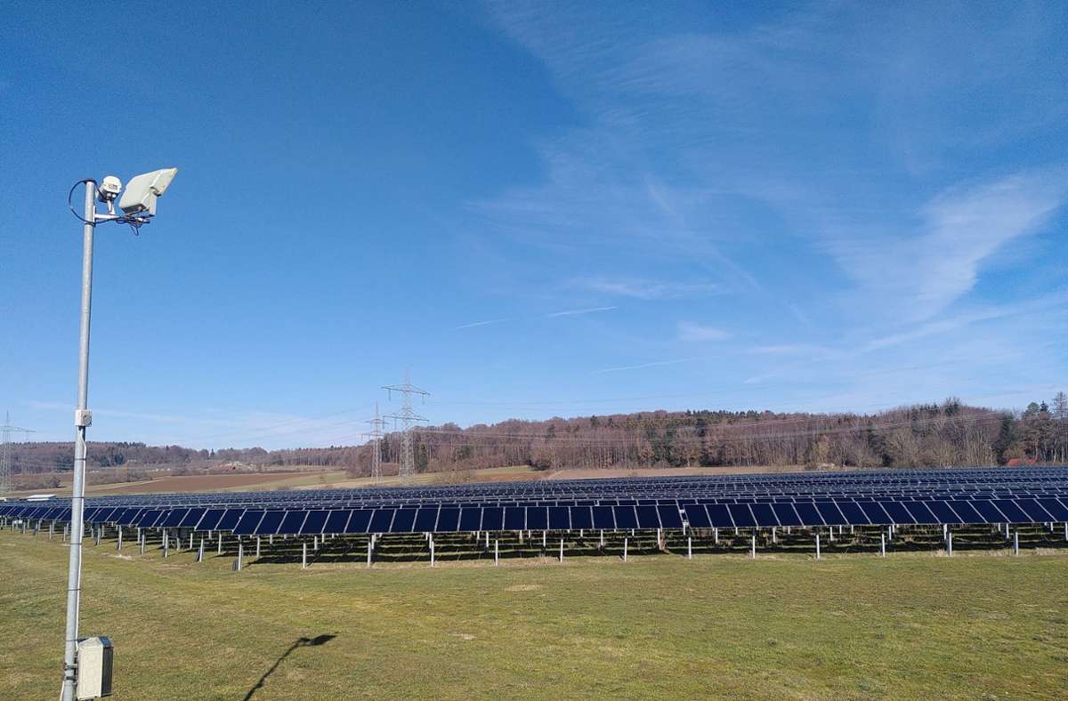 Der Projektierer Rolf Böhringer betreibt auch einen Solarpark auf der Alb.