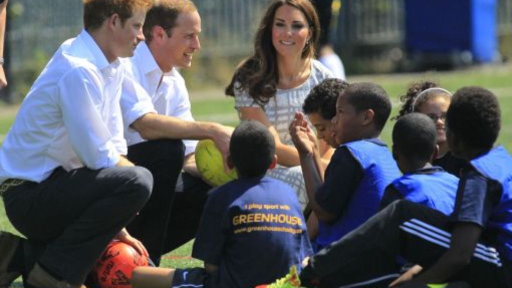 London 2012: Das Prinzenpaar zeigt sich kurz vor Olympia sportlich