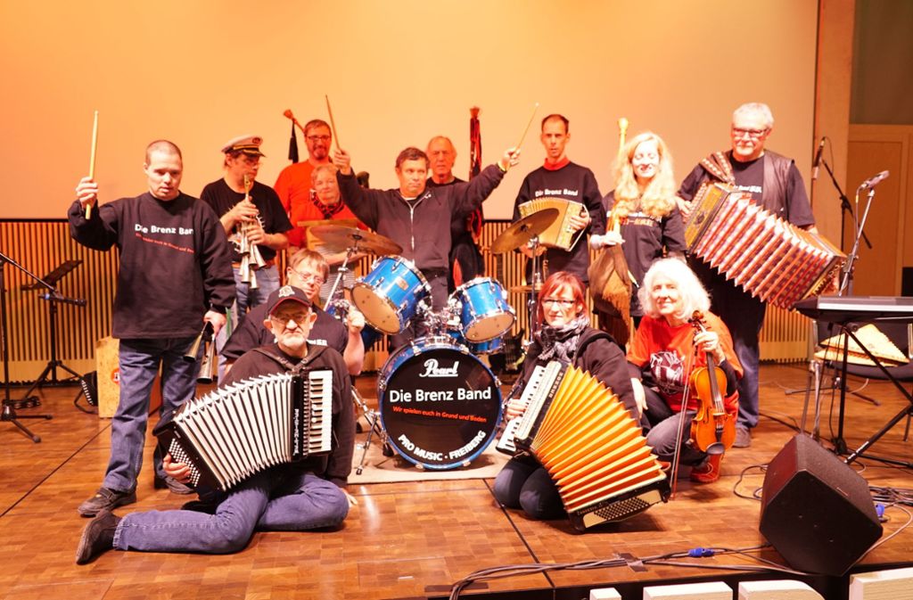 Die Brenz-Band 2018 beim Jahresfest der Diakonie Stetten