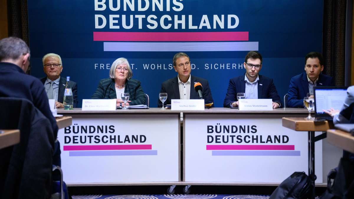„Bündnis Deutschland“: Neue Partei will konservative Kräfte bündeln