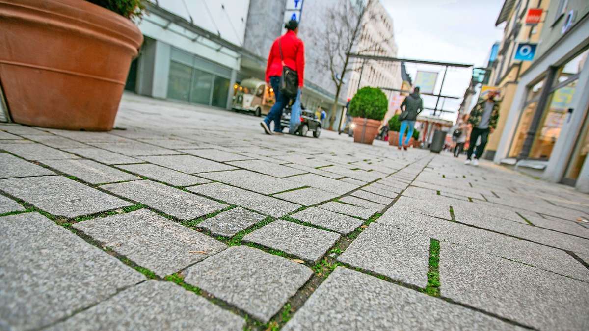Bahnhofstraße in Esslingen: Warum die Stadt das marode Pflaster nicht sanieren will