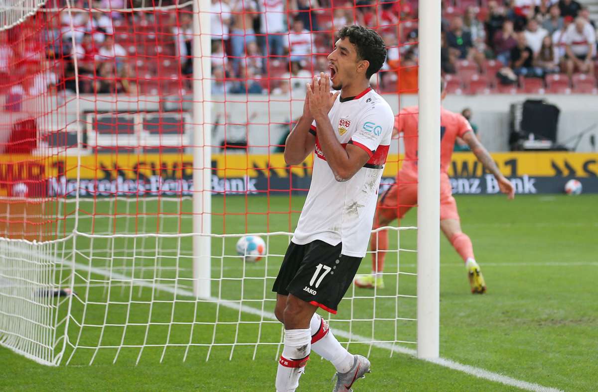Mit der Nummer 17: Omar Khaled Marmoush vom VfB Stuttgart.
