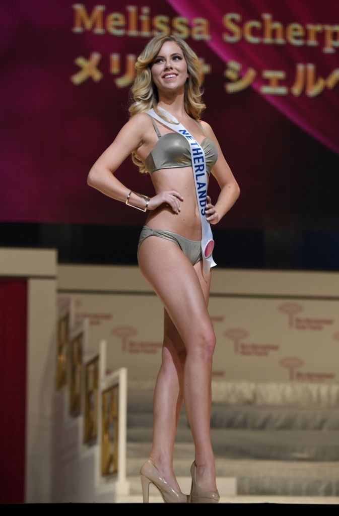 Blonde Beautyqueen aus unserem Nachbarland: Die Miss Niederlande Melissa Scherpen ist erst 19 Jahre alt.