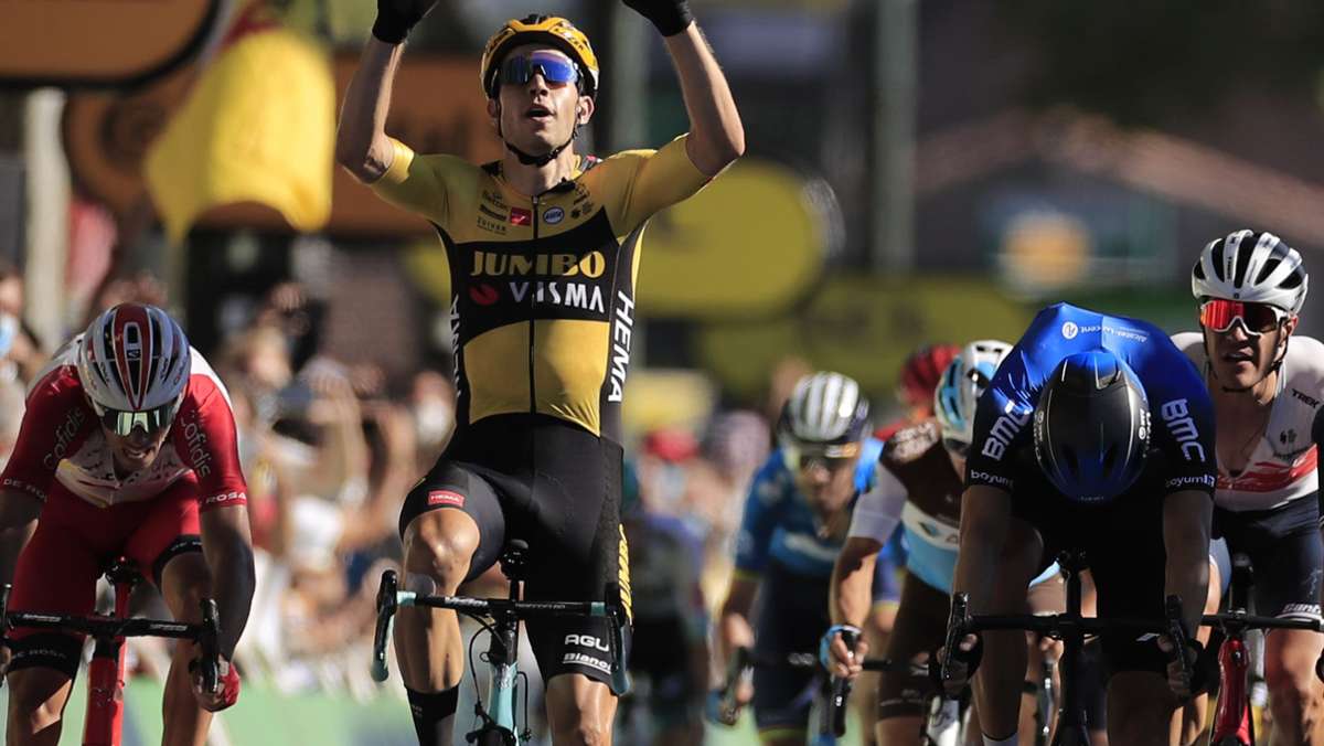 Tour de France: Van Aert gewinnt siebte Etappe - Bora-Team überrascht das Feld