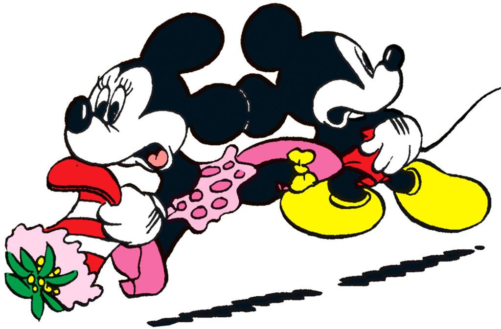 Minnie und Micky haben es eilig: Auch mit 90 geht es noch von Abenteuer zu Abenteuer.