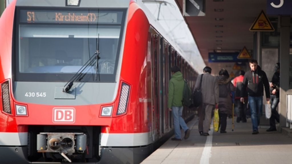 ÖPNV in Bad Cannstatt: Die S-Bahn fährt nur eingeschränkt