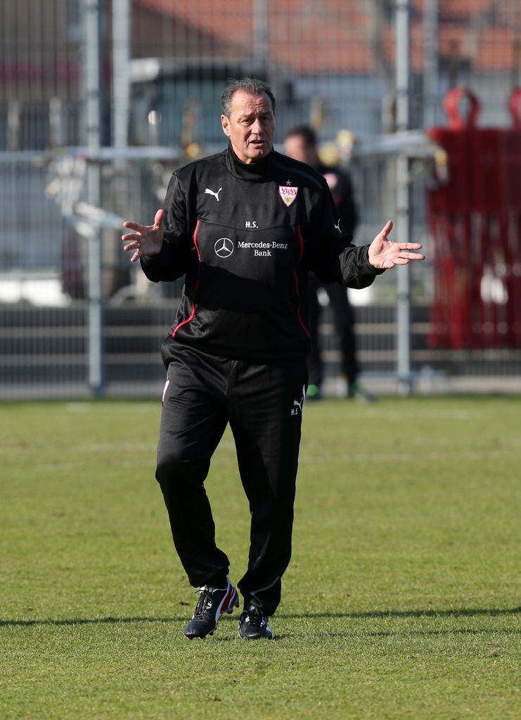 VfB Stuttgart 1. Training unter Trainer Huub Stevens