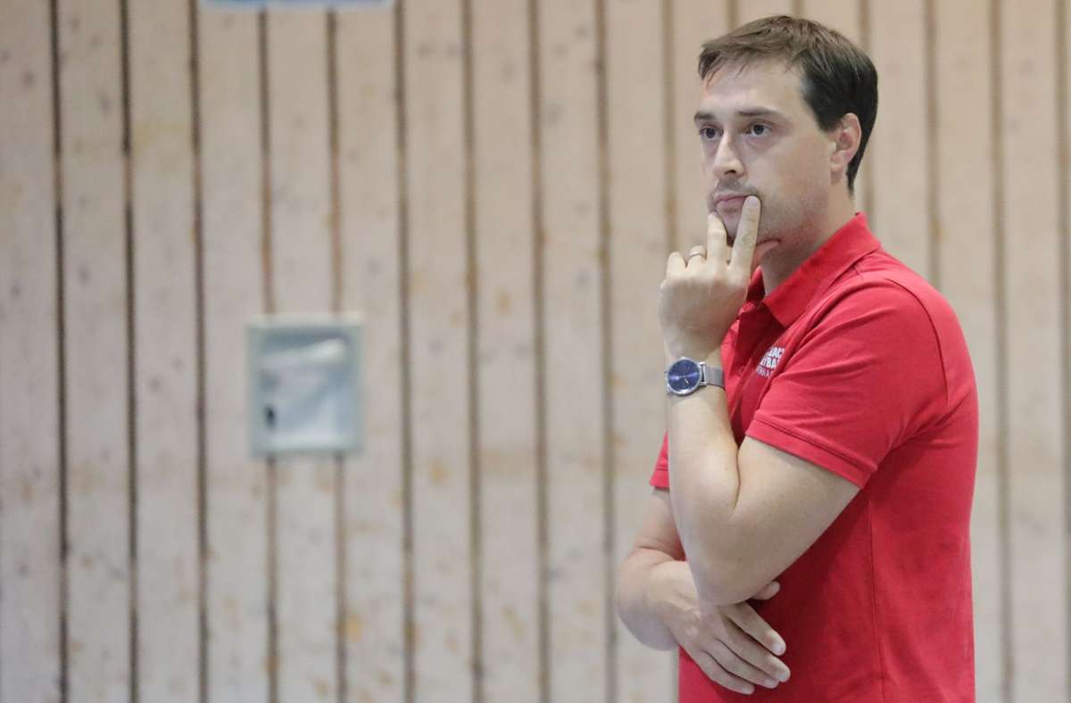Jan Lindenmair ist nun nicht mehr Trainer der Fellbacher Volleyballer. Foto: /Patricia Sigerist