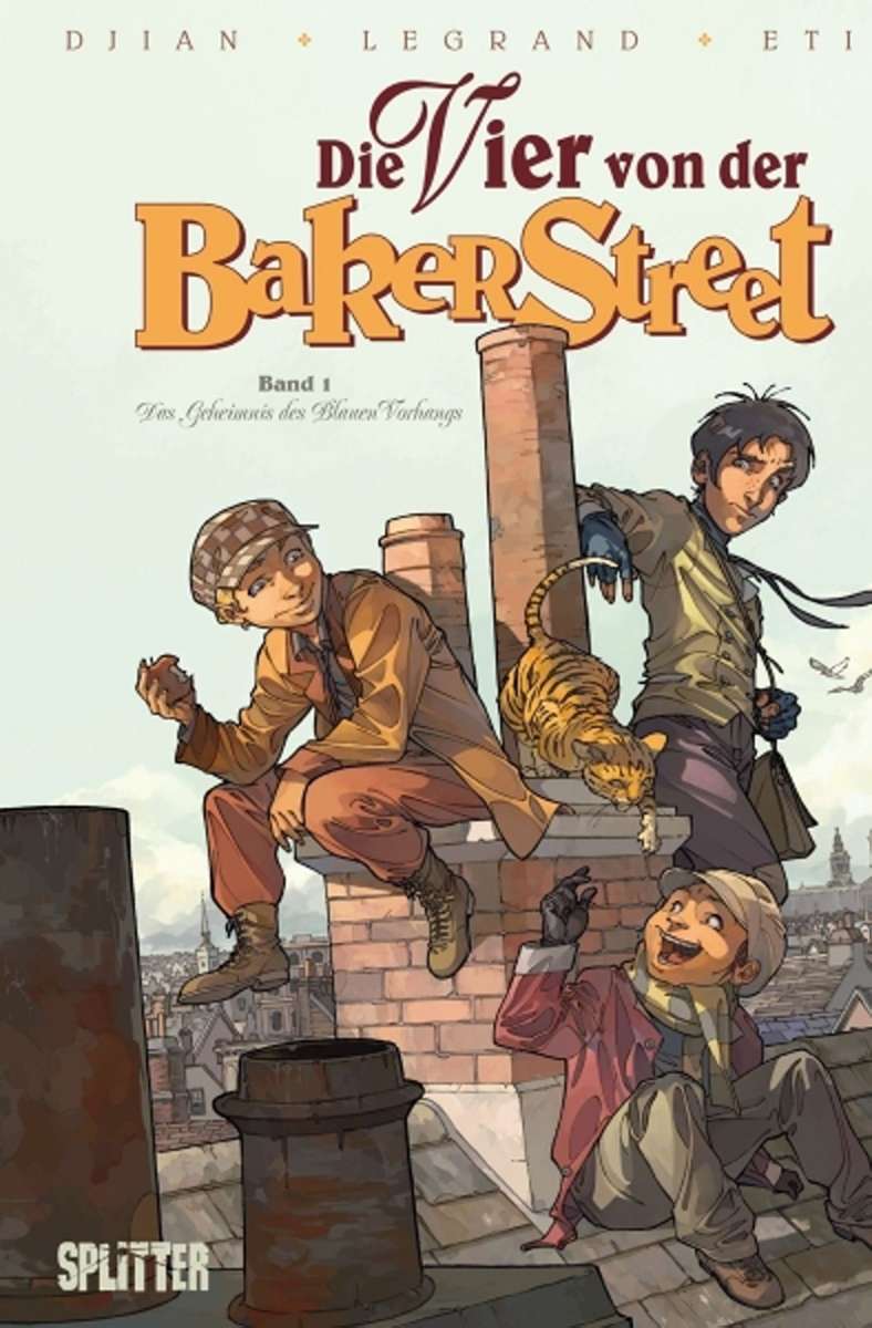 Comic-Cover der Reihe „Die Vier von der Baker Street“