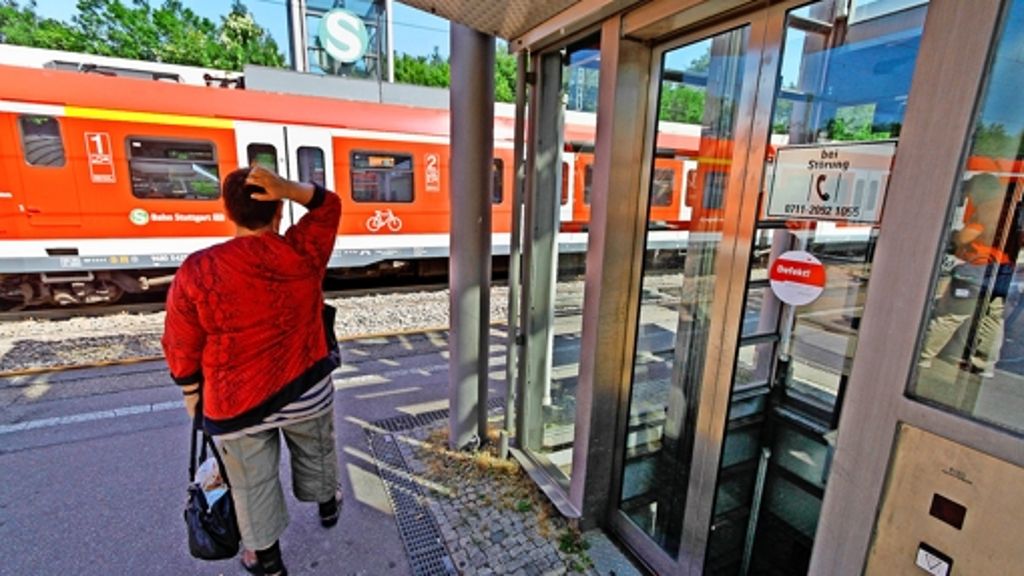 Leonberg: Am Bahnhof steht vier Monate der Aufzug still