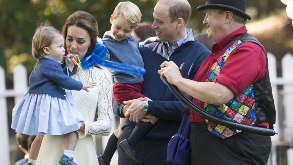 Kleine Royals bei Kinderparty: George und Charlotte verzücken Kanada