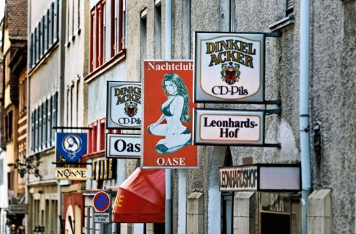 Für das Leonhardsviertel hat die Stadt bereits ein Vorkaufsrecht. Dort will sie die Prostitution zumindest begrenzen. Foto: Heinz Heiss