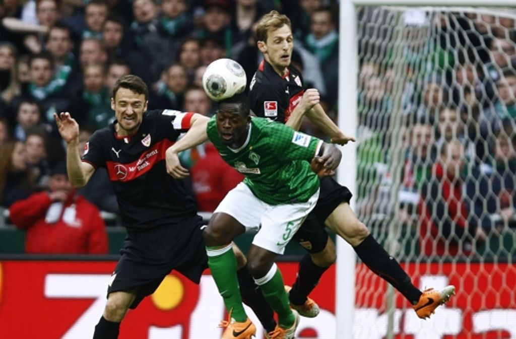 Die Auswärtspartie im Weserstadion endet nach einem Tor vom Stuttgarter Georg Niedermeier (55. Minute) und dem Gegentor von Aaron Hunt von Werder Bremen (79. Minute) unentschieden.