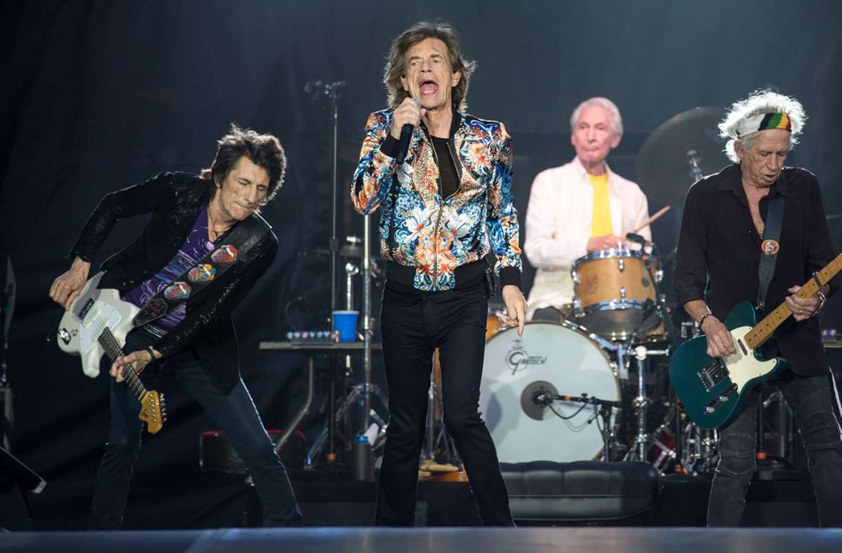 Stuttgart 2018: Ron Wood, Mick Jagger, Charlie Watts und Keith Richards in der Mercedes-Benz-Arena