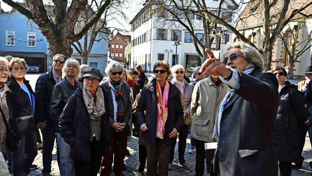 Marktplatz in Bad Cannstatt: Albert Einsteins Eltern waren auch schon da