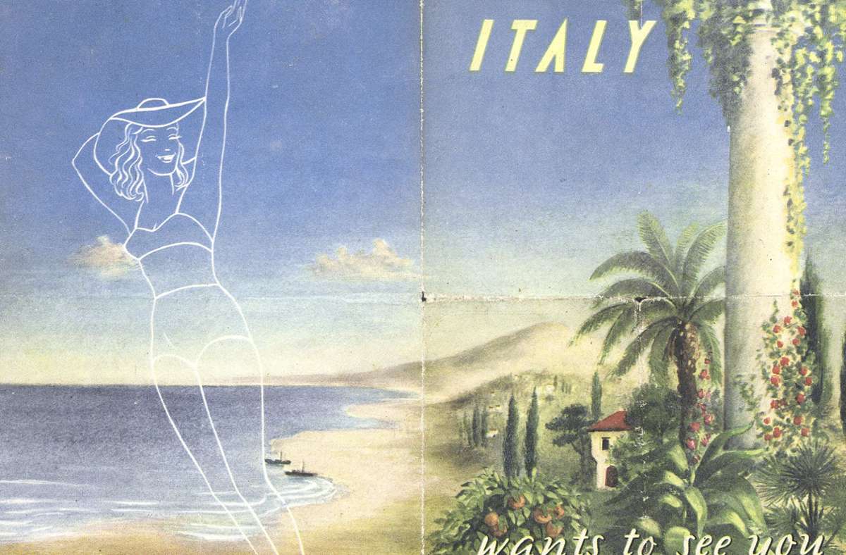 Italien erwartet Dich: Doch die Rückseite des deutschen Flugblatts aus dem April 1944. . .