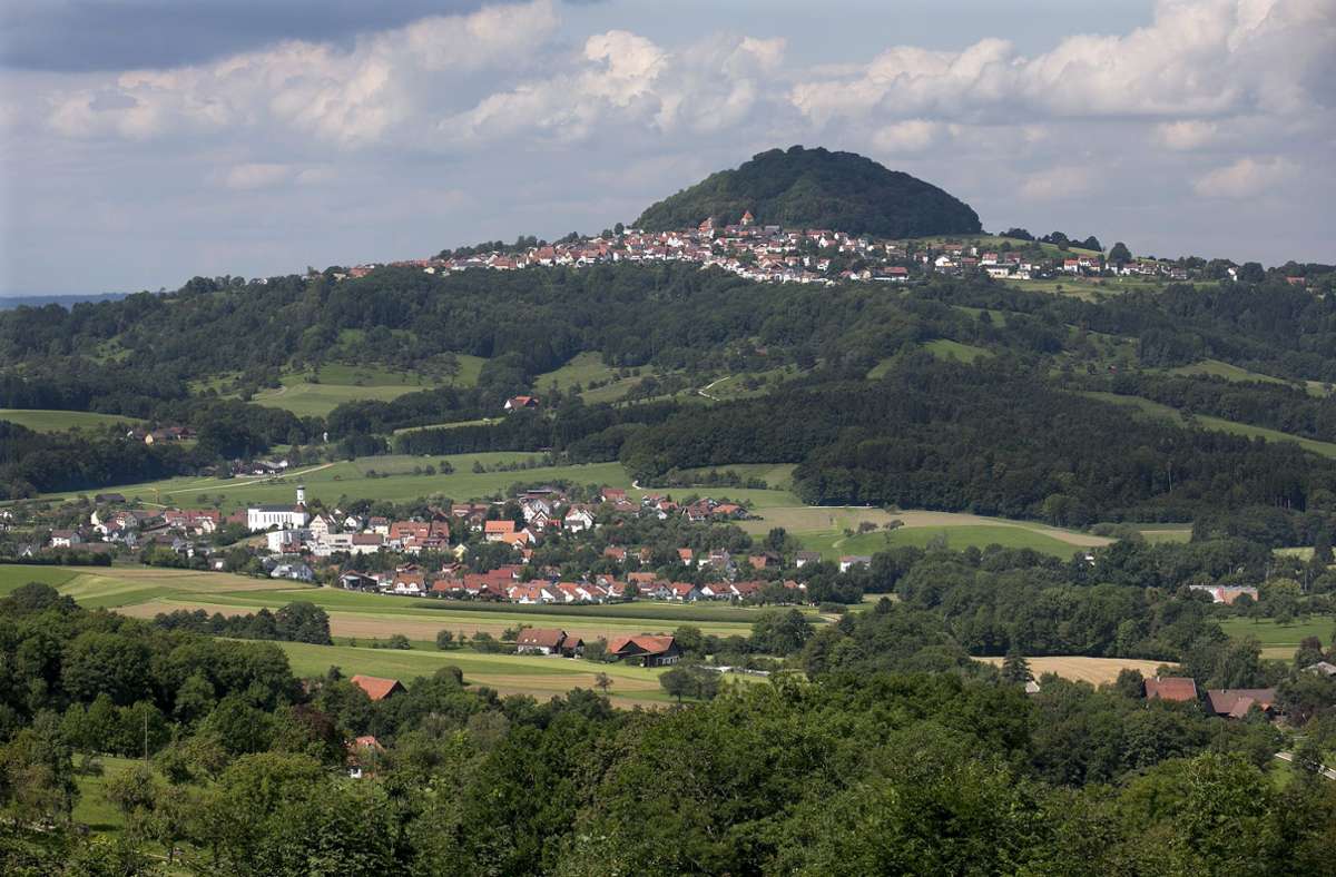 Der Hohenstaufen – markanter Bergkegel nahe von Göppingen