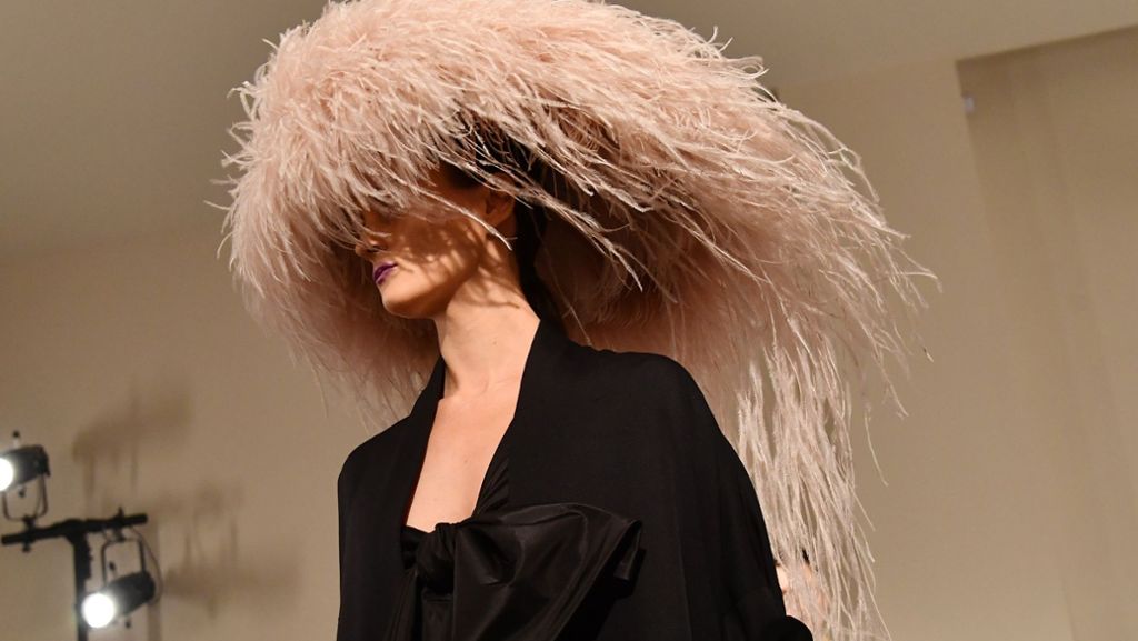  Bis zur Haarspitze reichen die Ideen der Designer bei der Pariser Fashion Week. Da heißt es Federhut statt Hutfeder und der Ausdruck „Haaren den richtigen Schwung verleihen“ bekommt eine ganz neue Bedeutung. 