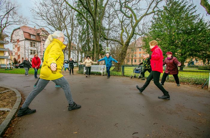 Über Esslingen hinaus ein Erfolgsmodell: Fitnessprogramm für Senioren im Freien ist sehr beliebt