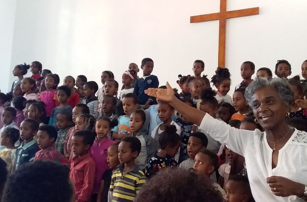 Kinderchor der evangelisch-lutherischen Kirche in Asmara