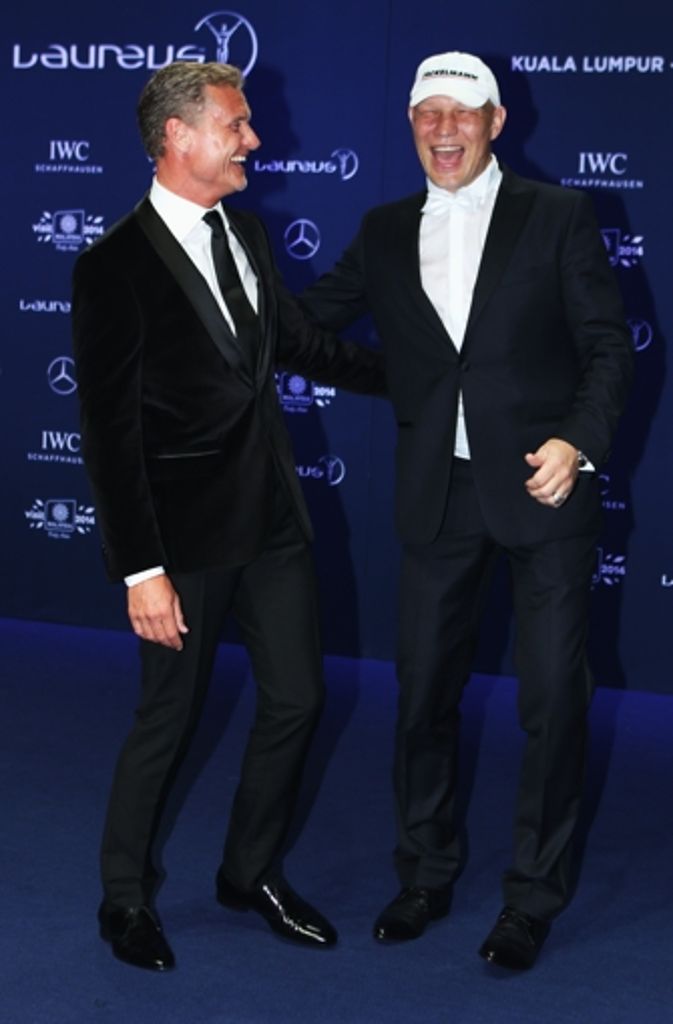 Axel Schulz (rechts) und David Coulthard