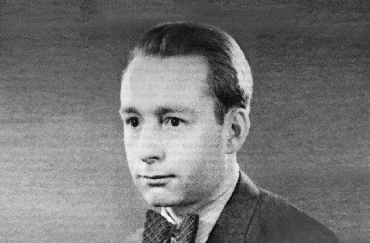 Der Rechtsanwalt Arnulf Klett in jungen Jahren