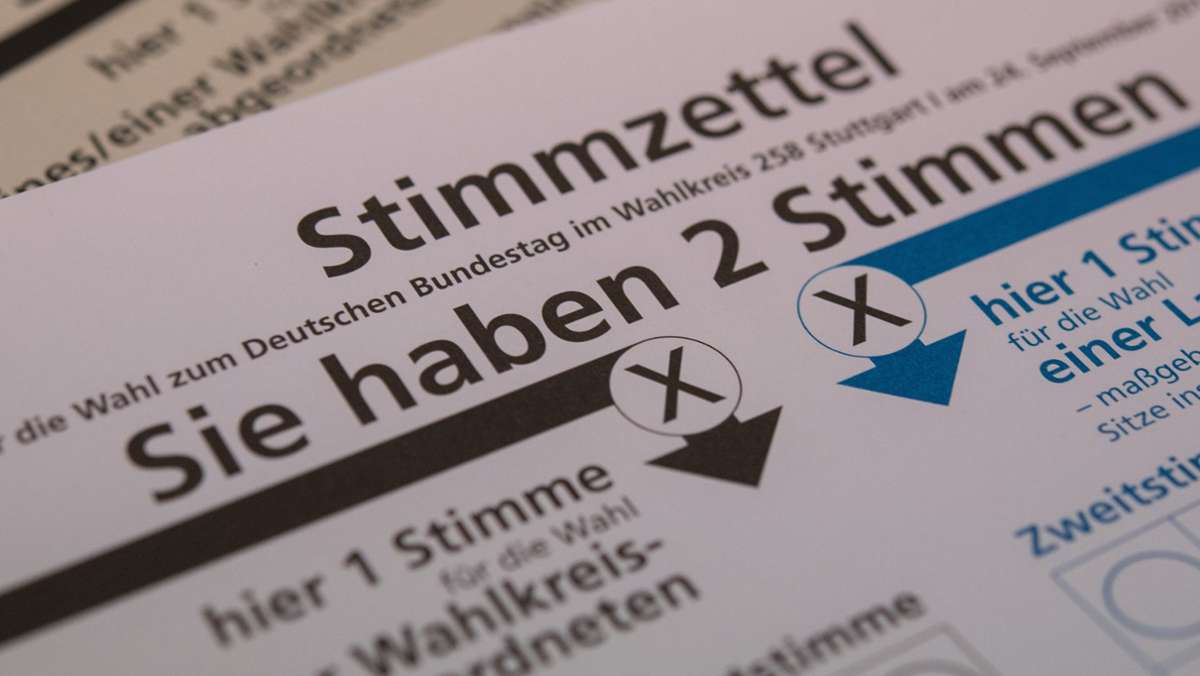 Bundestagswahl 2021: So hat die Region Stuttgart gewählt