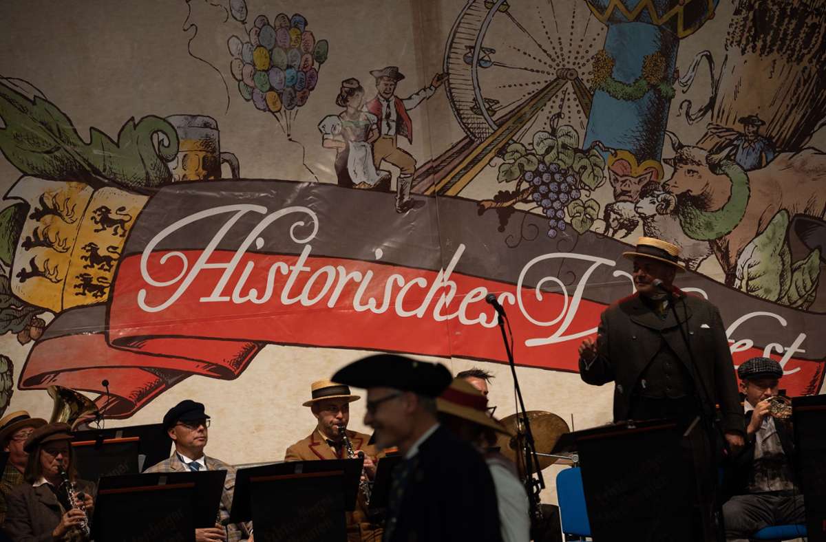 Das Historische Volksfest fand erstmals zum 200. Jubiläum des Cannstatter Wasen im Jahr 2018 statt.